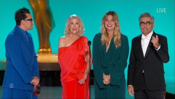 'Schitt's Creek' Cast Bring the Laughs to the 73rd Emmys While Handing Out Comedy Awards